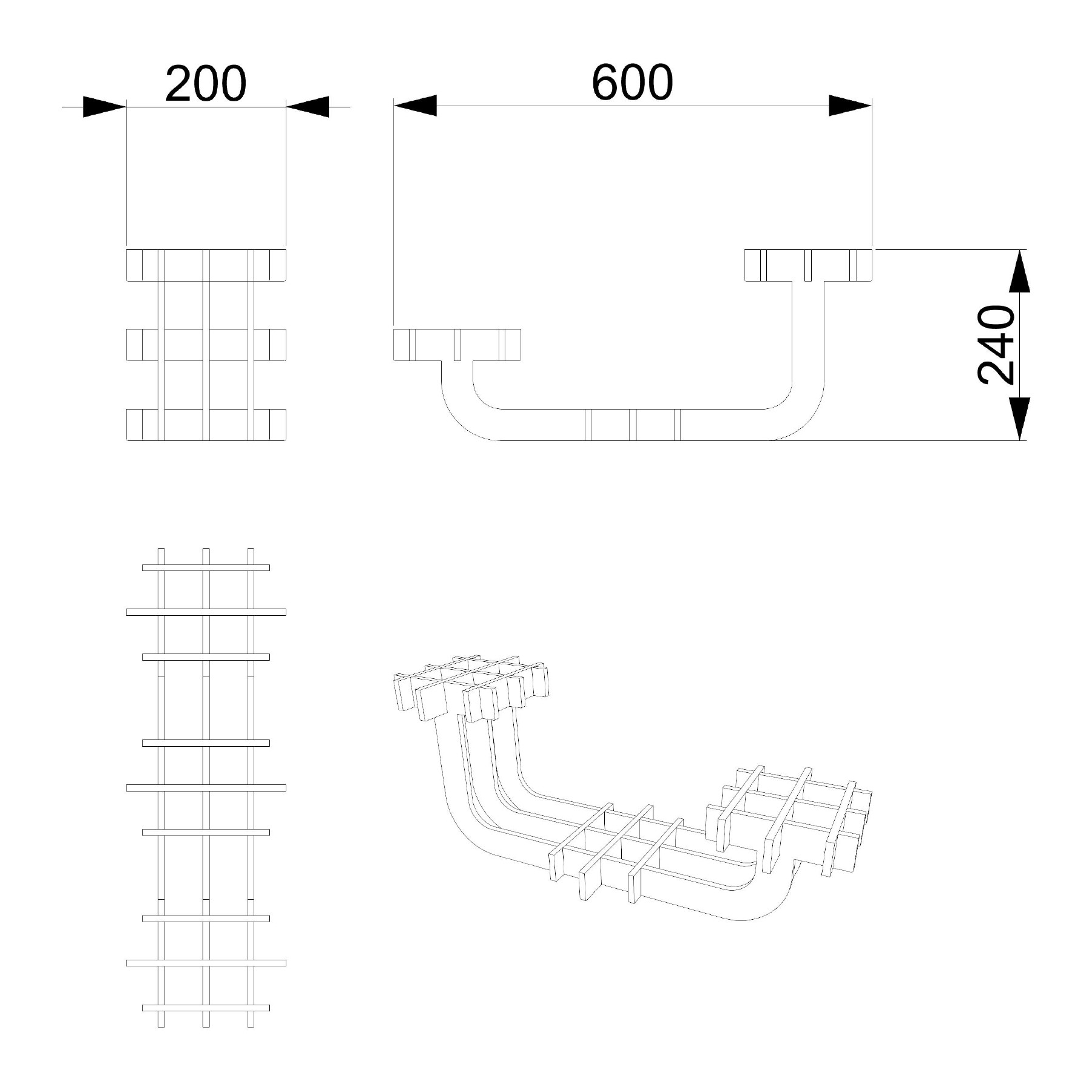 Flora DIY Plant Stand — Product dimensions
