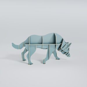 Fabio The Wolf – White_Wolf_Shelf_Front_View