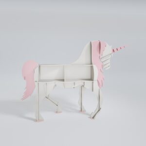 Bella The Unicorn – White_Unicorn_Front_View