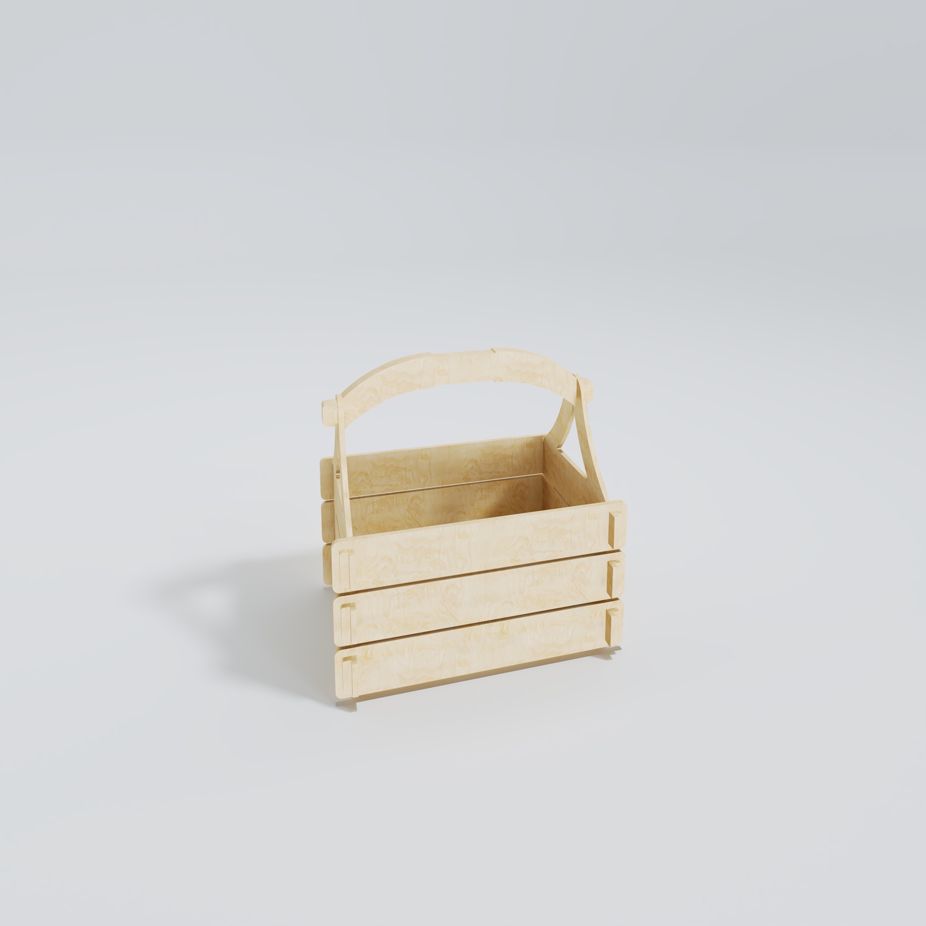 Armada Wood Basket – Wooden_Basket_Front_View