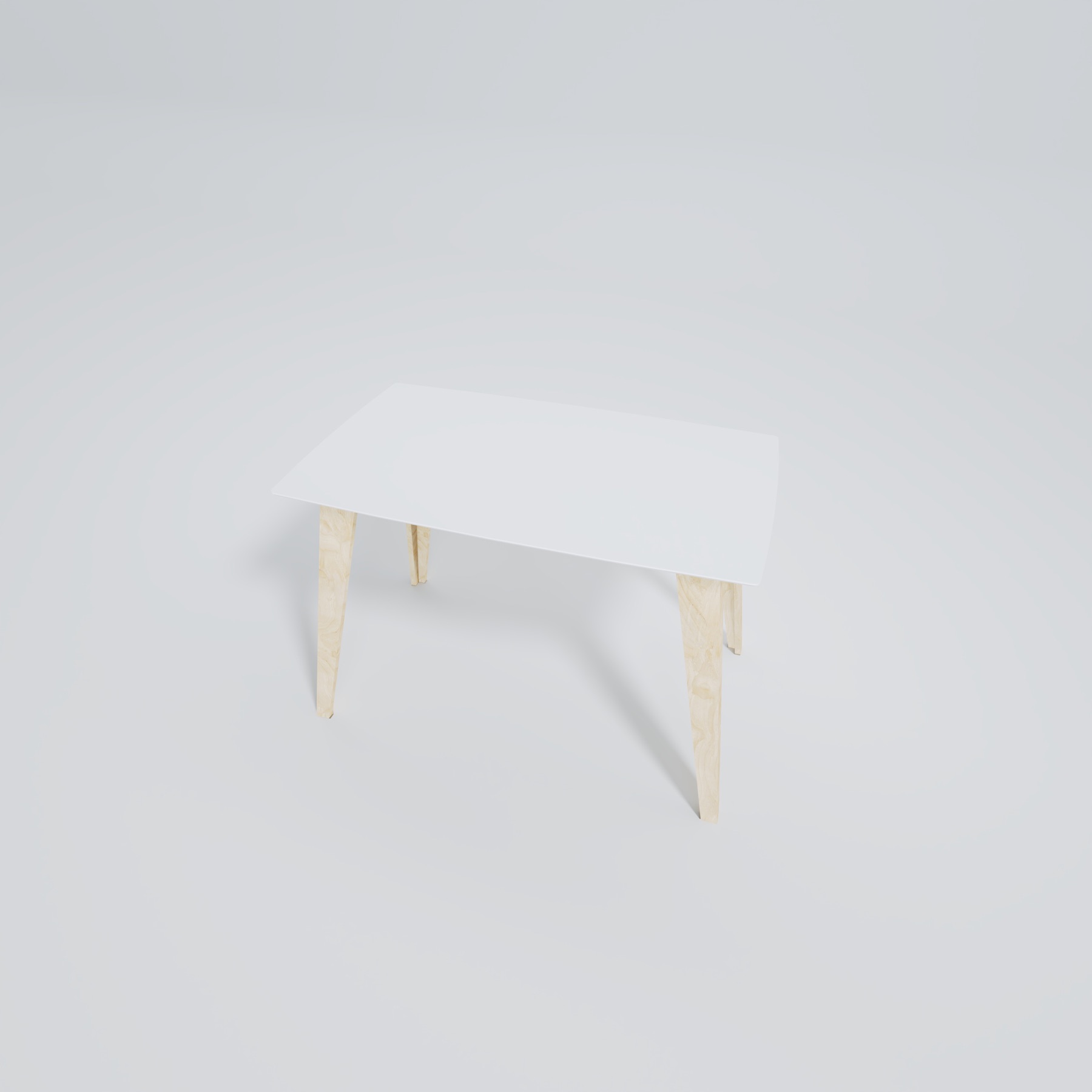 Otto Table – White_Otto_Table_Side_View