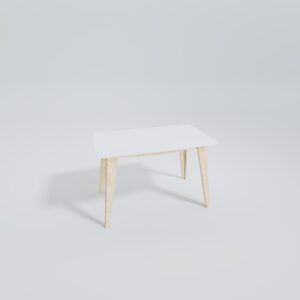 Otto Table – White_Otto_Table_Front_View
