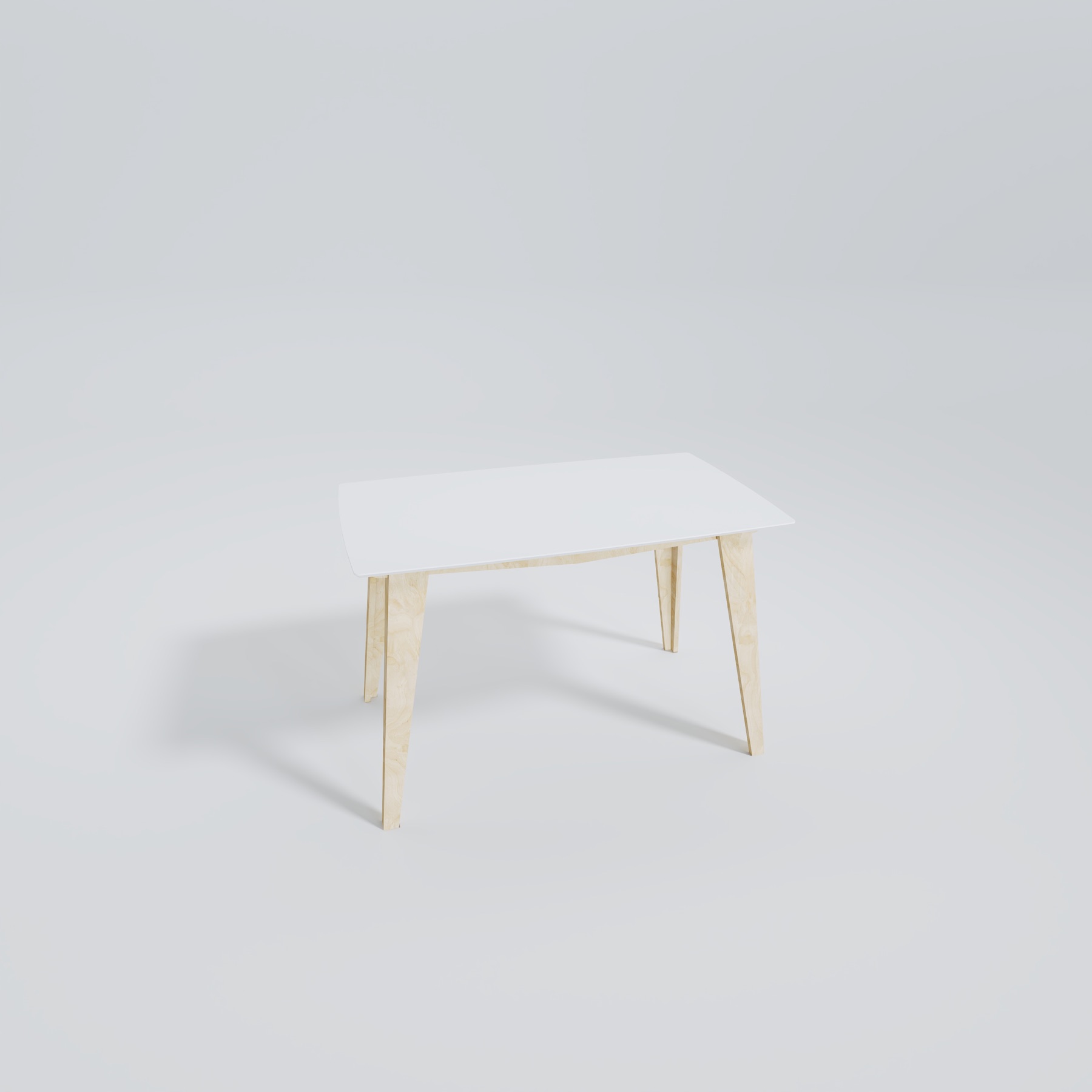 Otto Table – White_Otto_Table_Front_View