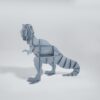 Toby T-rex Dinosaur – White_T-Rex_Front_View